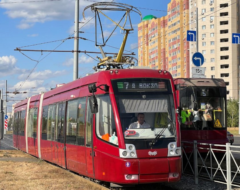 Трамвай бкм казань