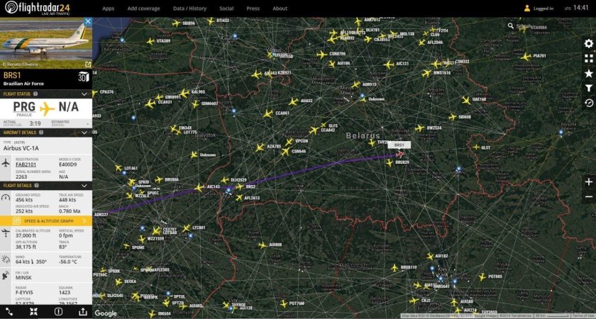 Эшелоны полета самолетов