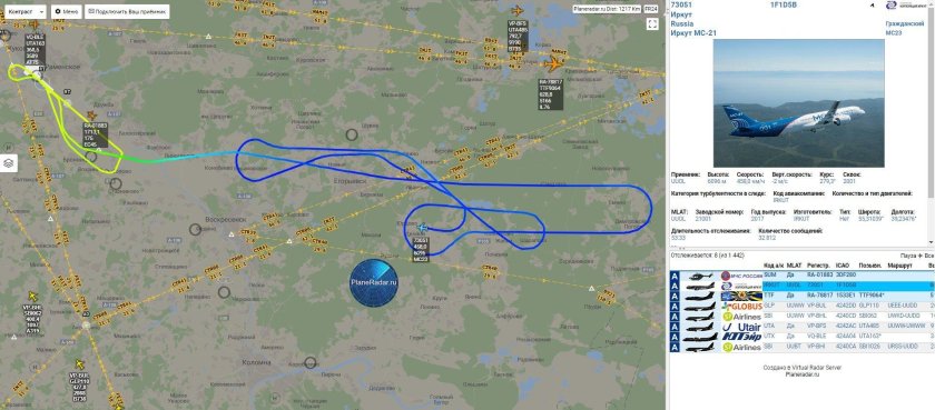 Полет самолета