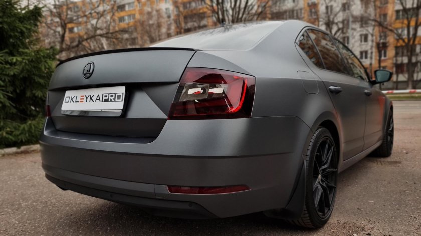 Матовая Шкода Октавия а7