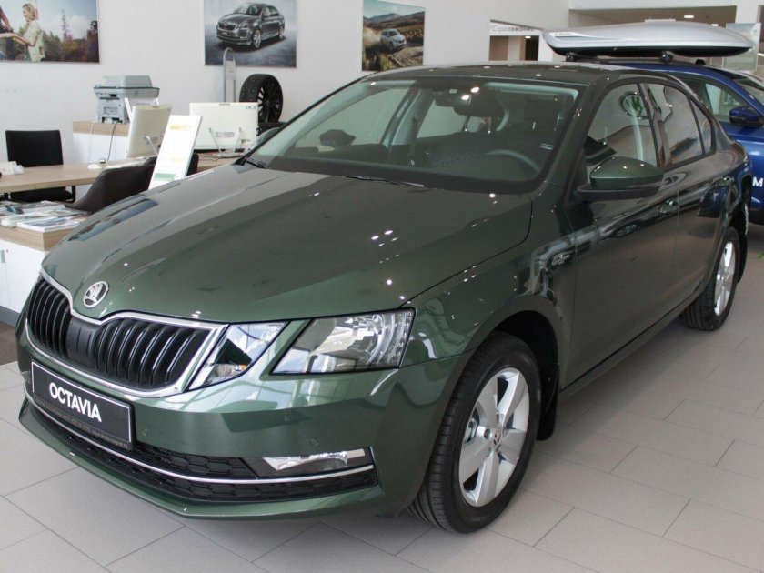 Skoda Octavia a7 Green