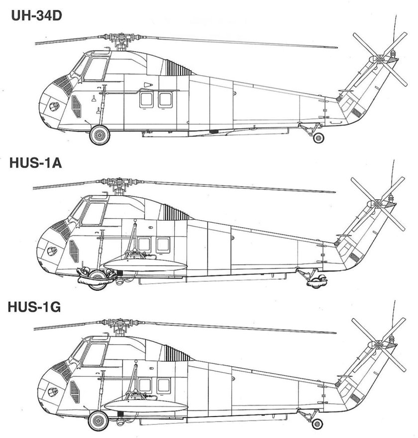 Вертолет Sikorsky uh 34