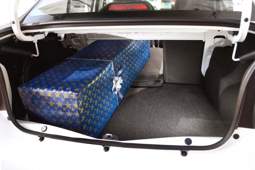 Размер багажника Рено Логан