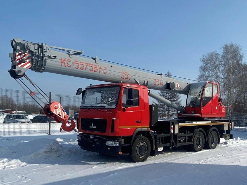 Автокран МАЗ КС-5575 by-h-2-12