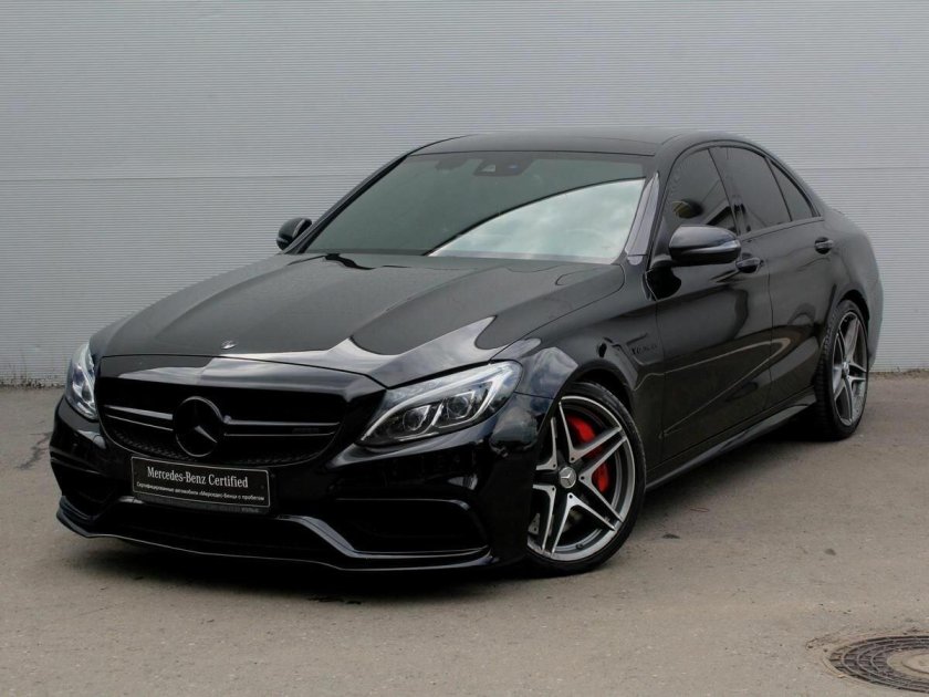 Mercedes w205 AMG черный