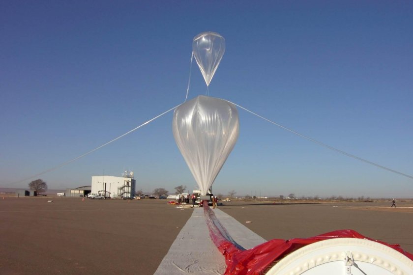 Запуск воздушного шара