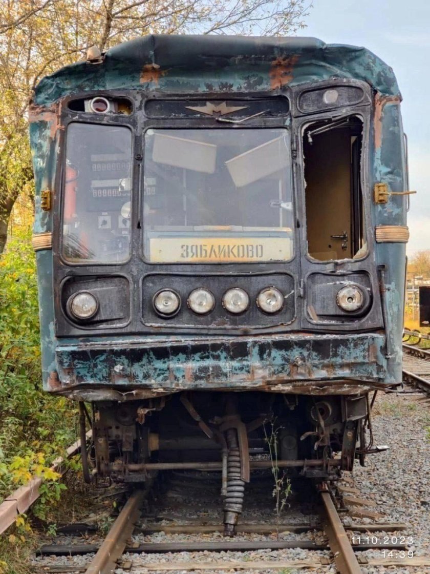 Поезд Яуза авария