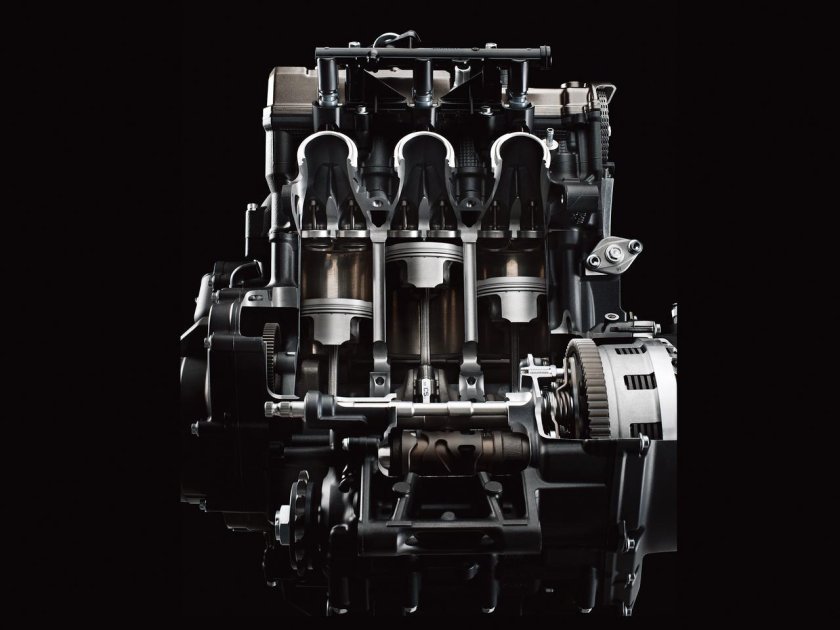 МТ-09 Yamaha двигатель