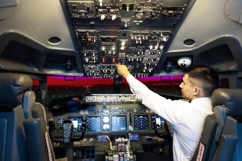 Кабина пилота боинг 737