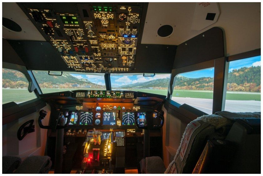 Boeing 737-500 кабина