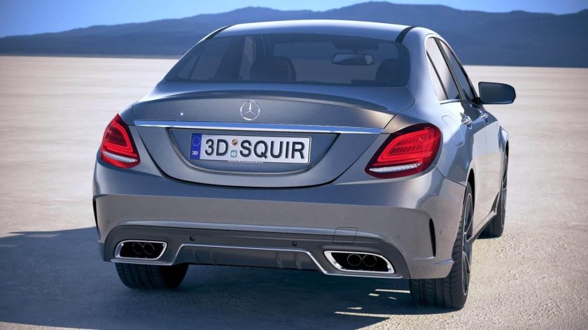 Mercedes c class 2021 сзади