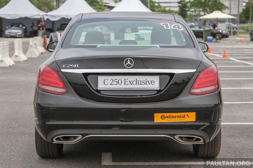 Mercedes-Benz w205 сзади