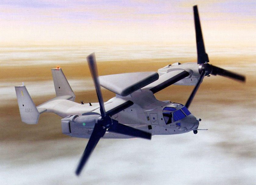 Конвертоплан v-22
