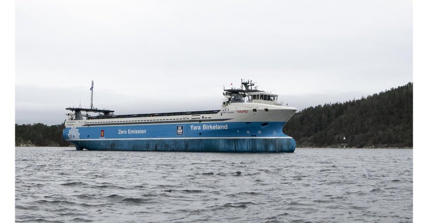 Yara Birkeland контейнеровоз