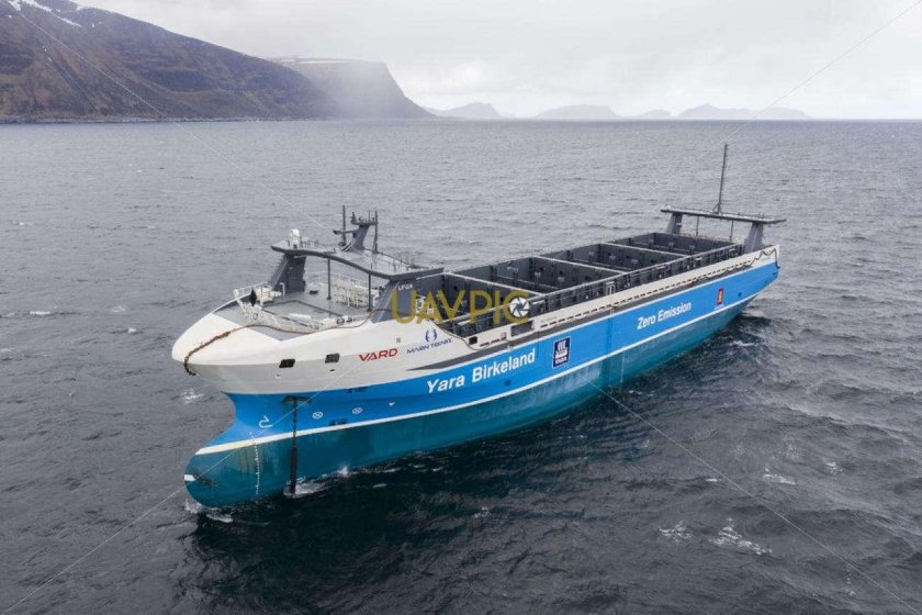 Yara Birkeland контейнеровоз