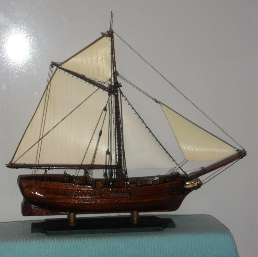 Шлюп корабль парусный