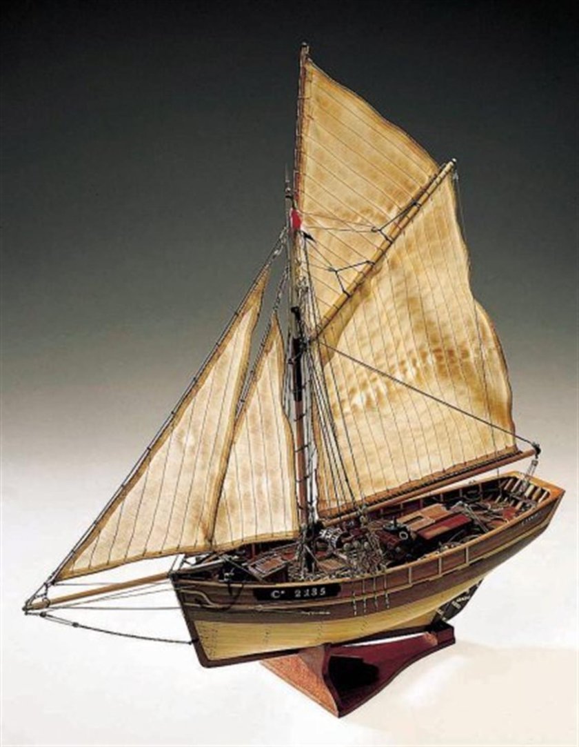 Куттер — одномачтовый парусный корабль