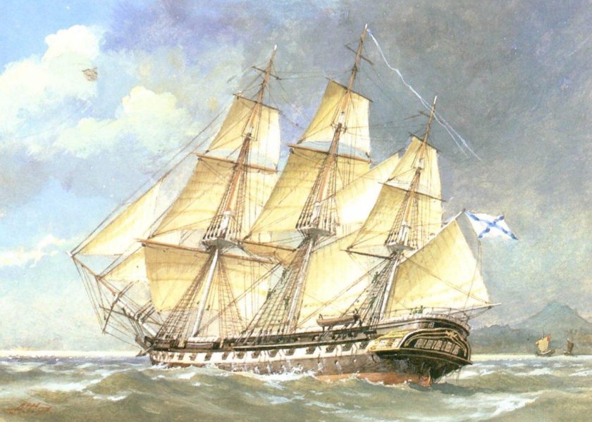 Фрегат Диана 1852