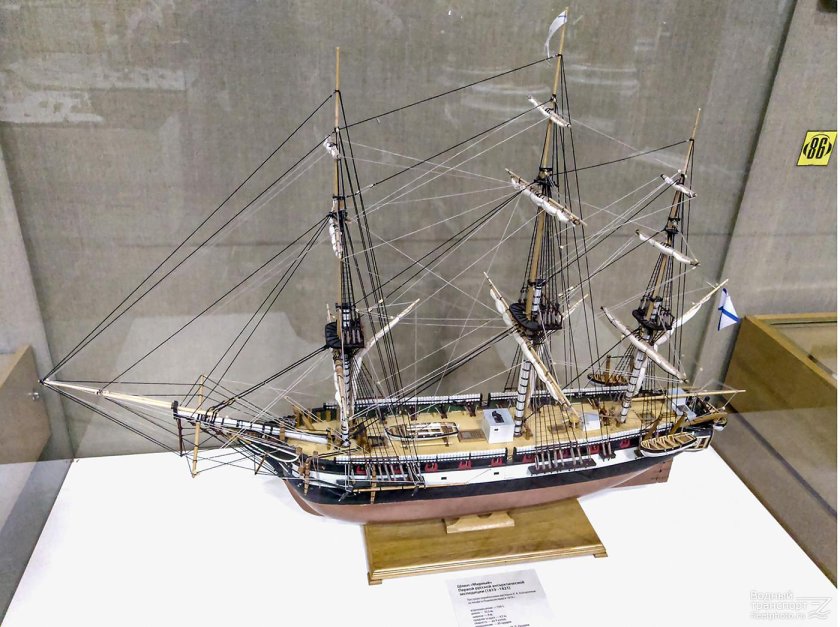 Шлюп мирный модель