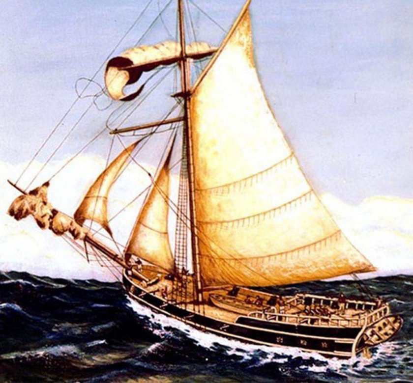 Бермудский шлюп яхта