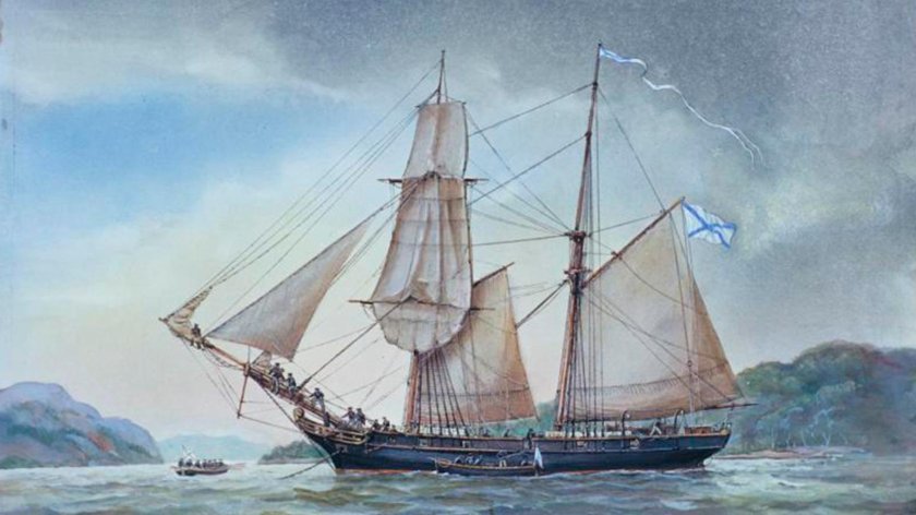 Амурская Экспедиция Невельского корабль