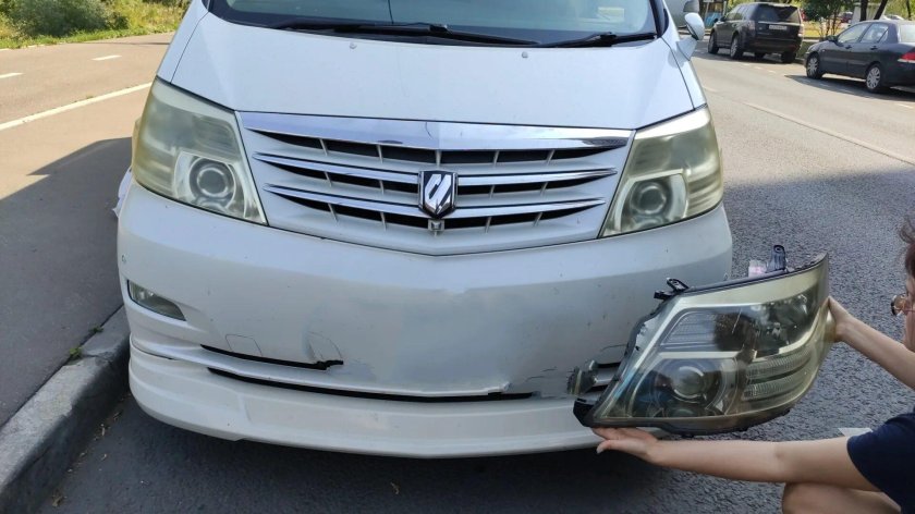 Регулятор фар альфард