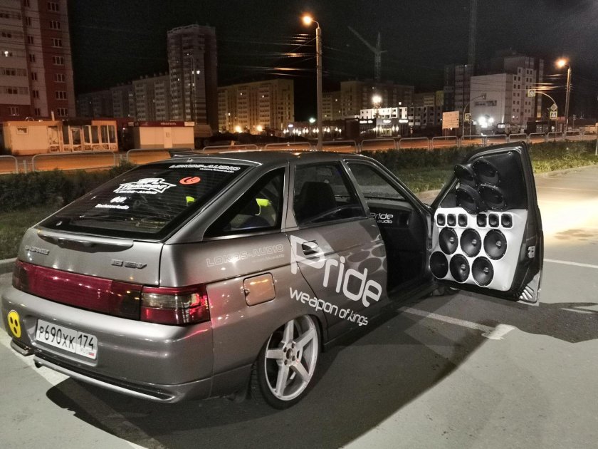 Фронт автозвук ВАЗ 2112