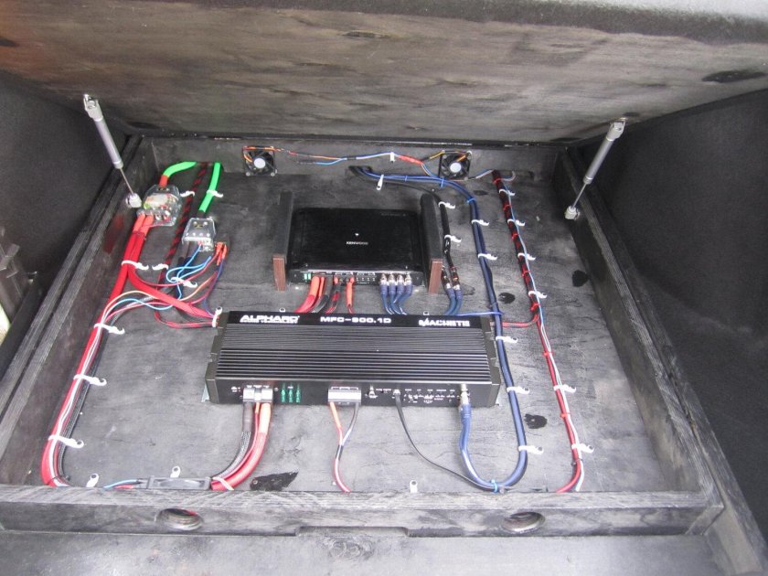 Фальшпол ВАЗ 2115 автозвук