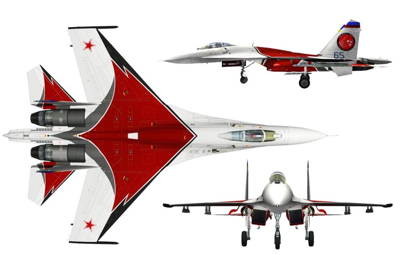 Самолёт истребитель Су 27