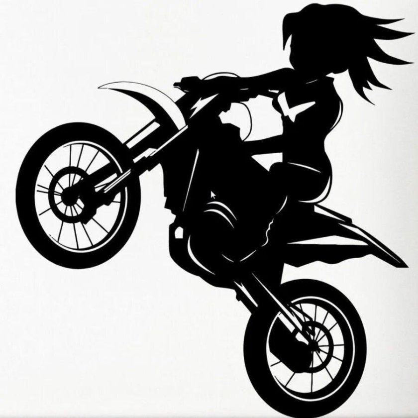 Очертание мотоцикла