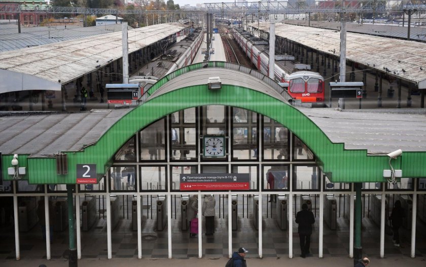 Ярославский вокзал турникеты