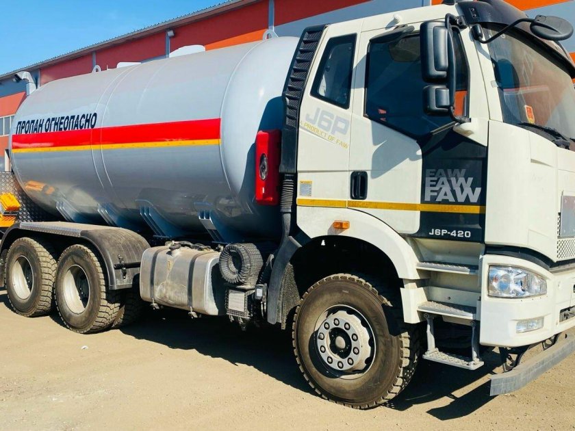Faw j6 бензовоз