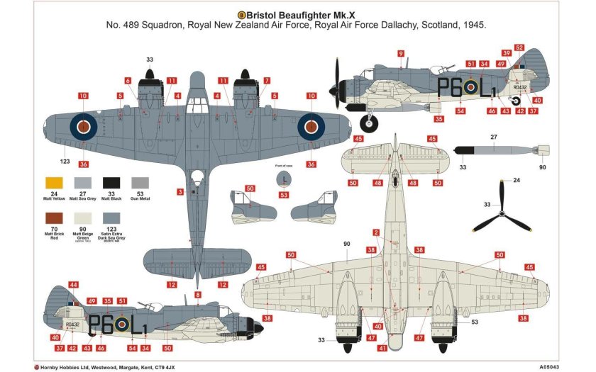 Bristol Beaufighter 1/72 Airfix