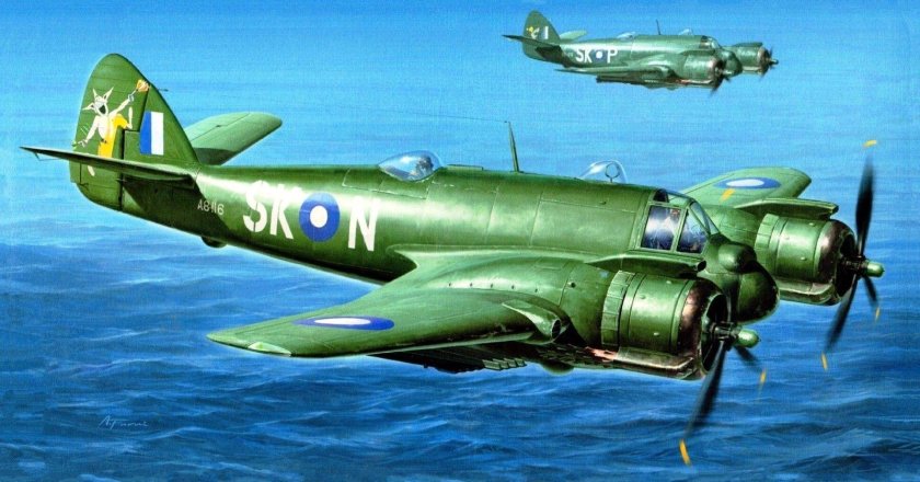 Бристоль Бофайтер самолет