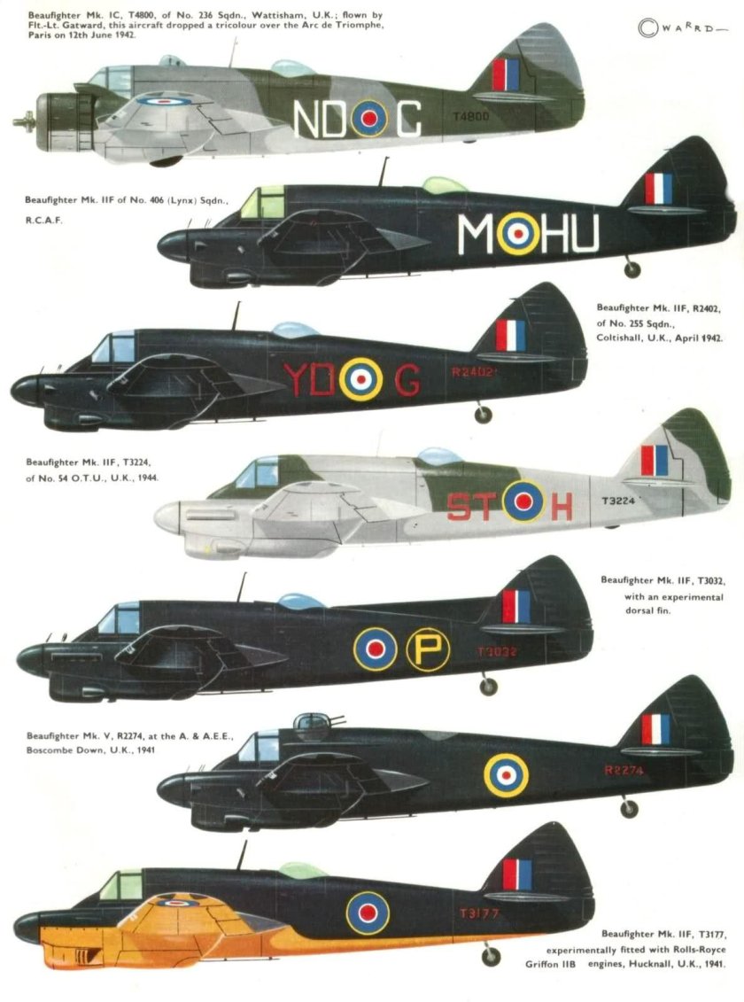 Beaufighter самолет