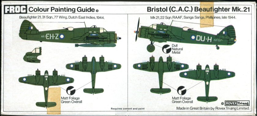 Bristol Beaufighter чертежи