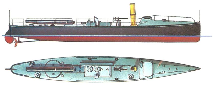 56 Футовый минный катер торпедный