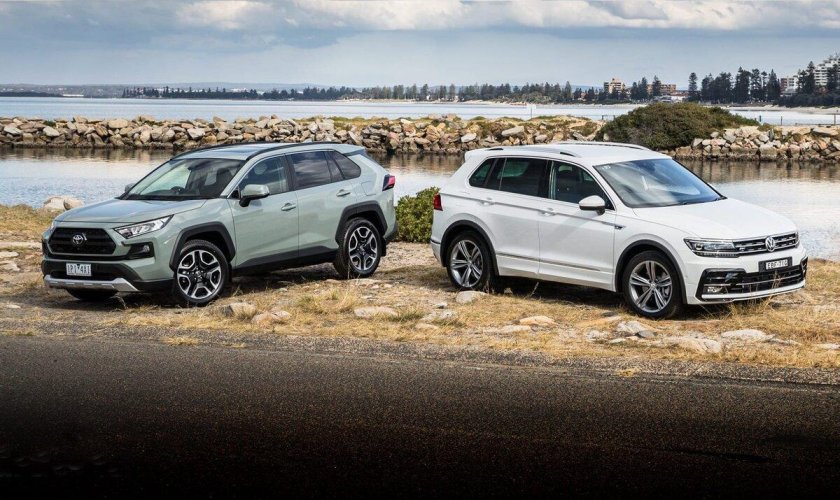 Тигуан и рав 4