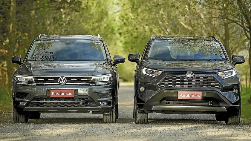 Toyota rav4 vs volkswagen tiguan