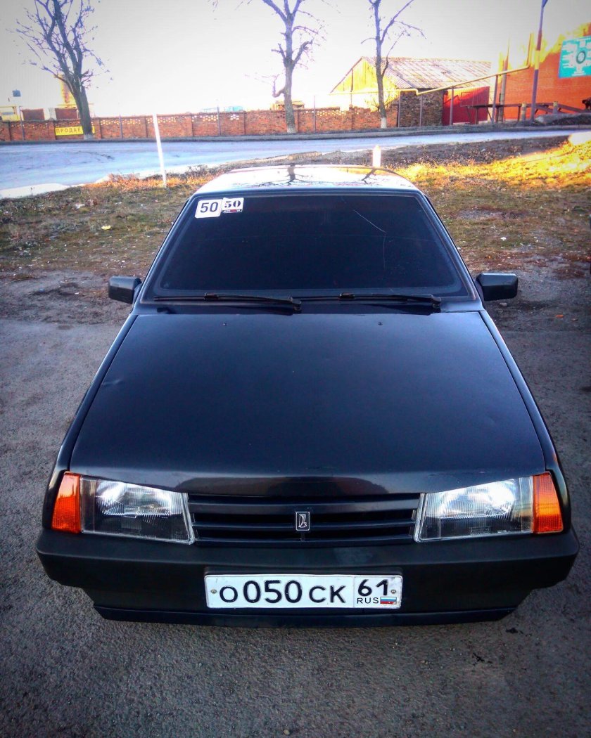 Лада ВАЗ 2109 черная тонированная