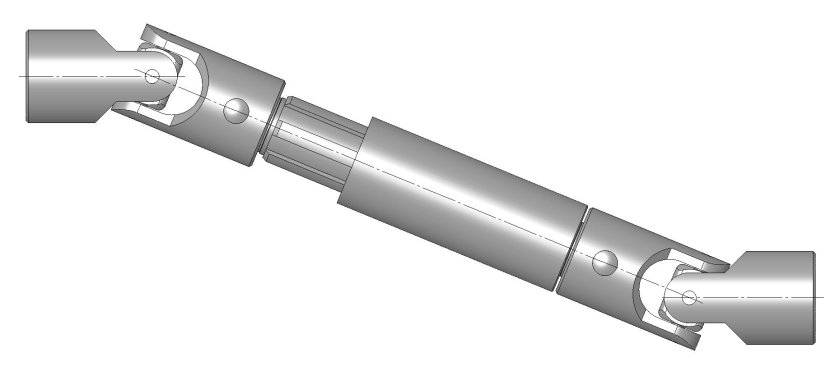 Карданный вал компас 3д