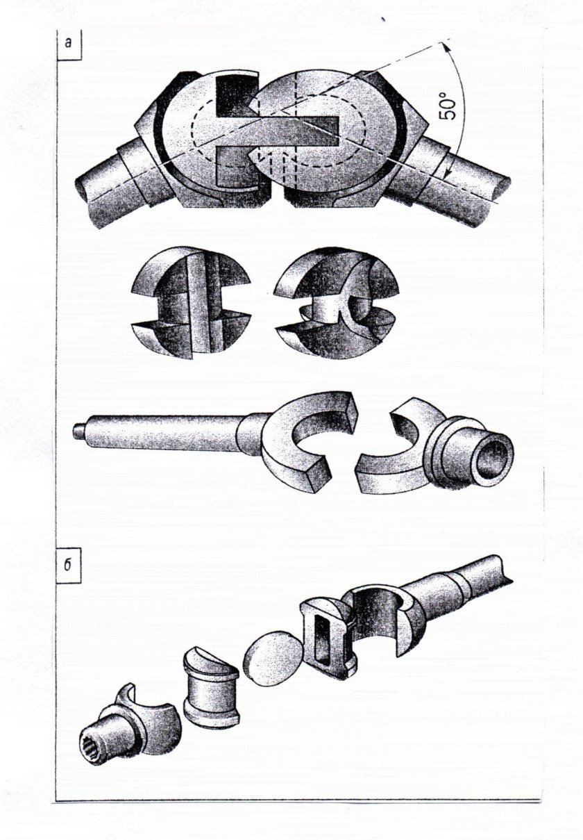 Кулачково-дисковый шарнир равных угловых скоростей (шарнир тракта)