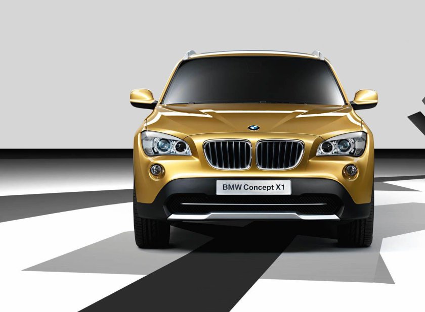 Золотая BMW x1