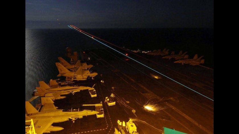 Заход на посадку ночью