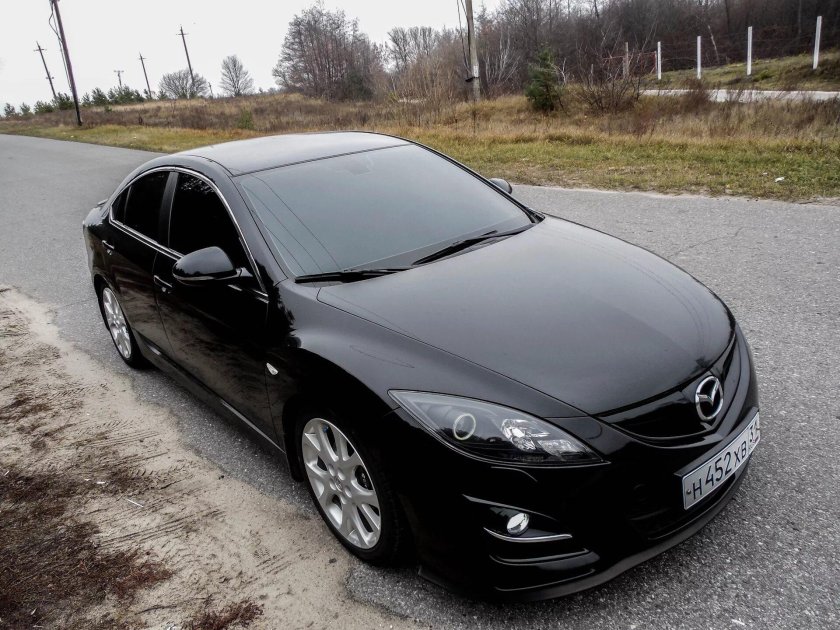 Мазда 6 GH черная