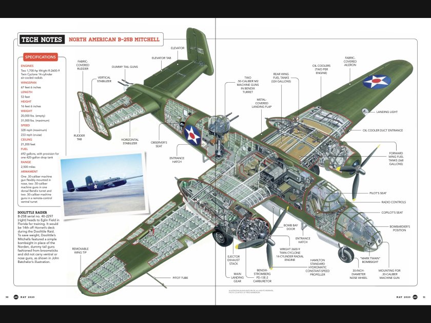 Самолет b 25 Митчелл