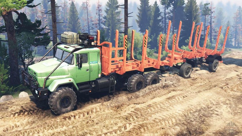 КРАЗ 63221 лесовоз