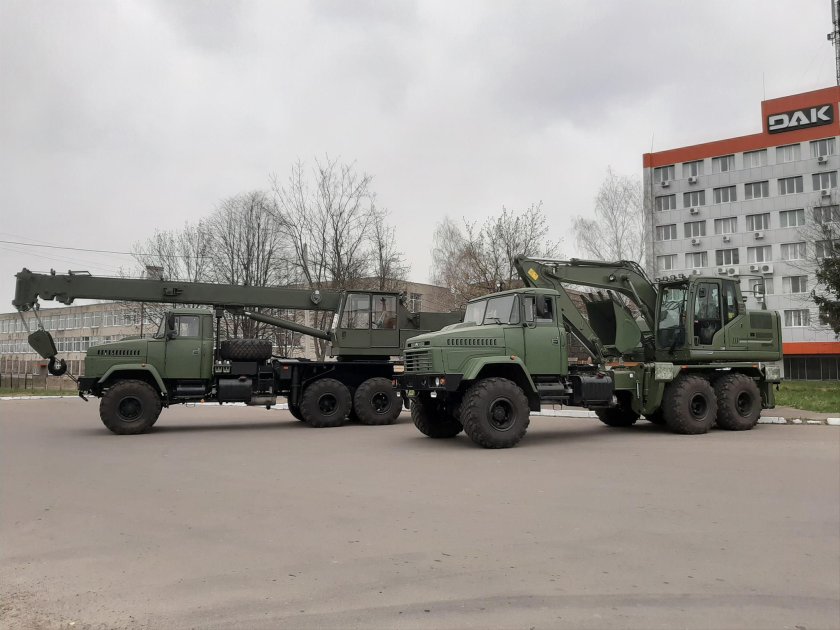 КРАЗ-6322 кран