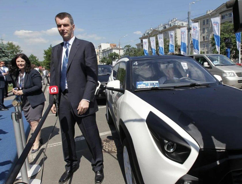 Михаил Прохоров ё мобиль