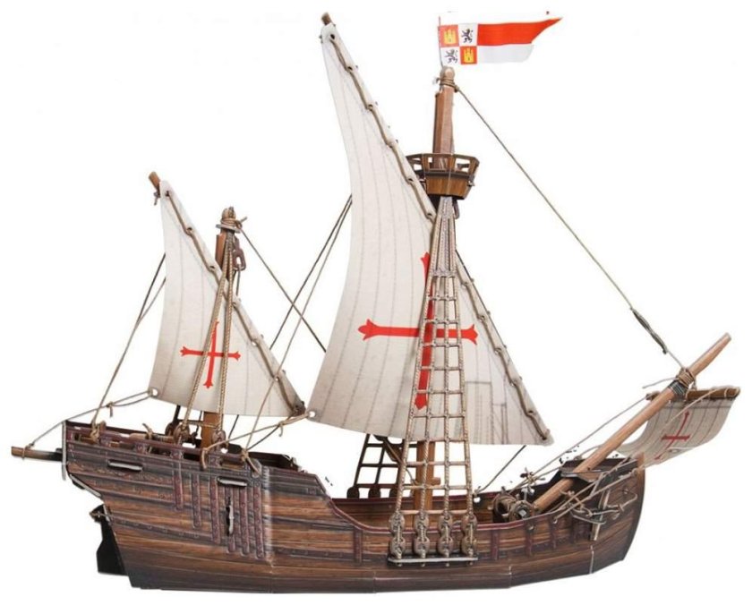 Сборная картонная модель Shipyard ПИНАС Papegojan ( 73), 1/96 mk005